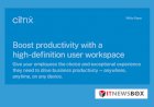 Boost Productivity With A High-Definition User Workspace