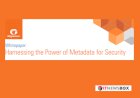 Harnessing The Power Of Metadata For Security